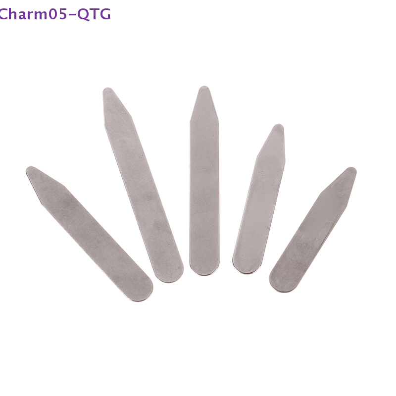 Men Accessories Gift Box - 남성용 스테인리스 스틸 칼라 스테이 2개,