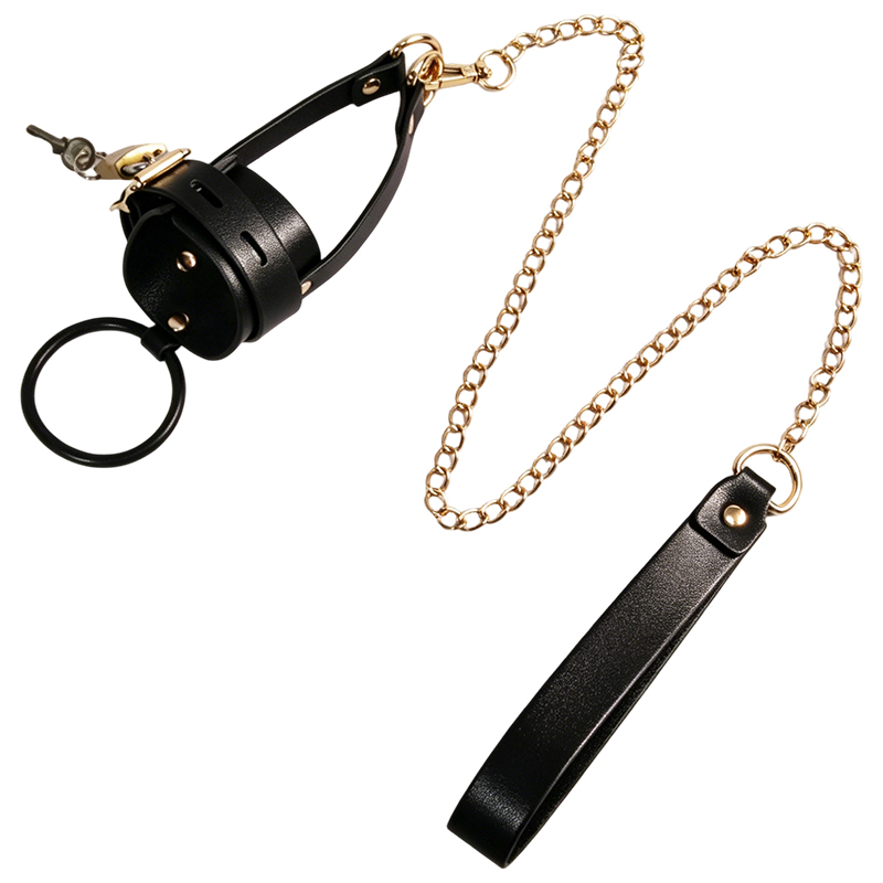 Men'S Vegan Accessories - 가죽 볼 스트레처와 리쉬 턱다운 음낭