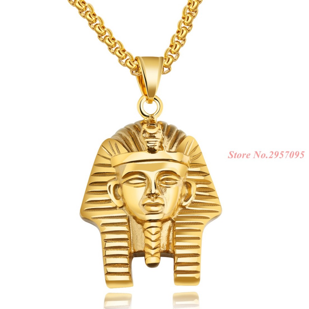 Men'S Accessories Jewelry Egypt - 이집트 파라오 빈티지 펜던트, 스테인레스 스틸