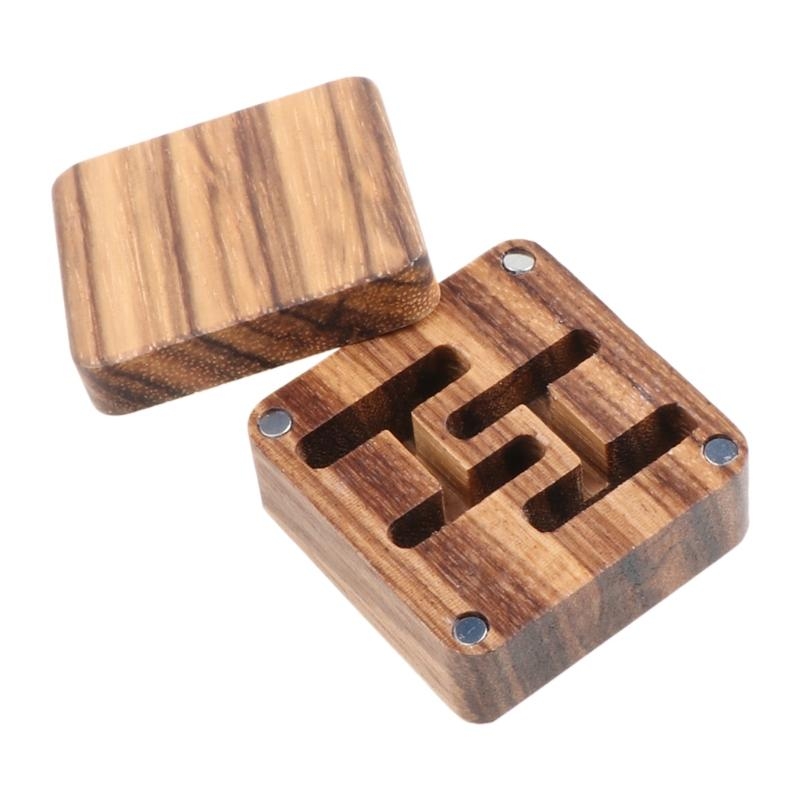 E21F 휴대용 슬리브 버튼 보석류 호두 나무 목재 보 - Men Accessories Gift Box 리뷰 및 가격