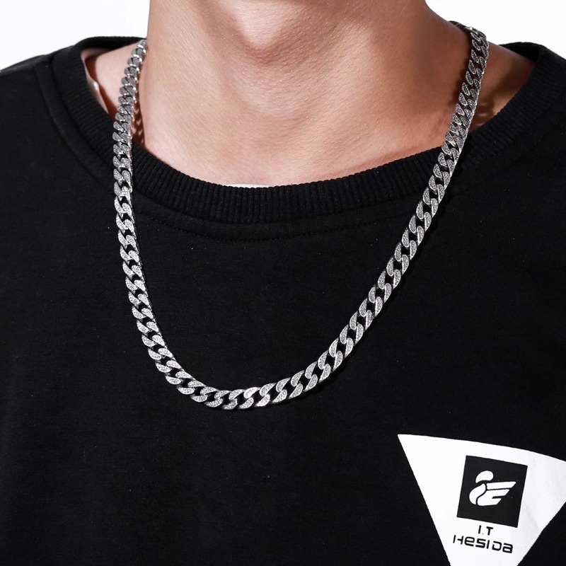 남성용 볼드 타이거 프린트 쿠바 체인 목걸이, 두꺼운  - Men'S Accessories Instagram 리뷰 및 가격