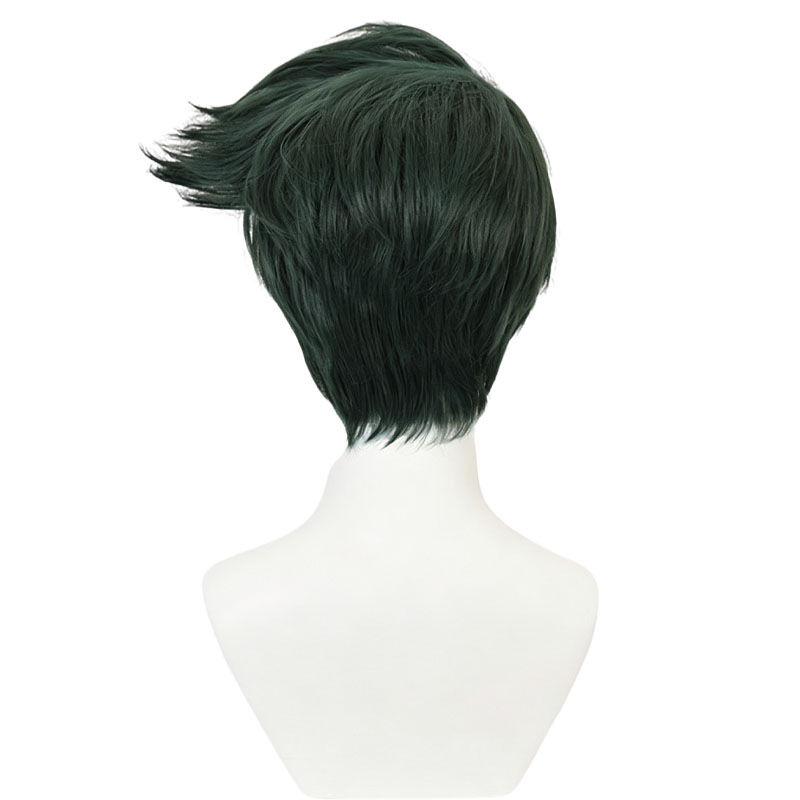 애니메이션 JOJO 로한 키시베 코스프레 가발 녹색 짧 - Men'S Vegan Accessories 리뷰 및 가격