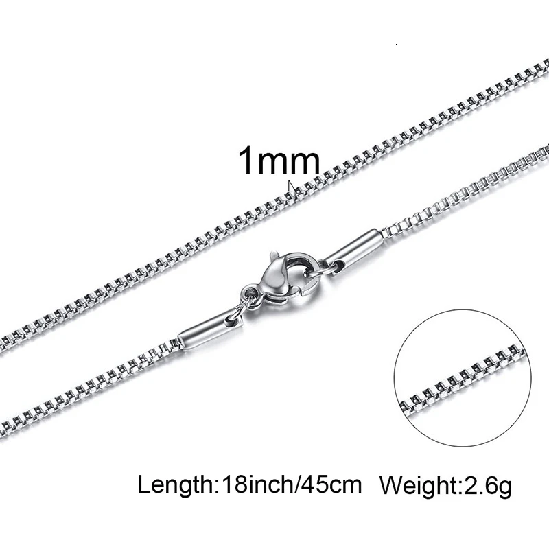 남성용 얇은 박스 체인 목걸이, 1/2MM 스테인레스  - Men Accessories Gift Box 리뷰 및 가격
