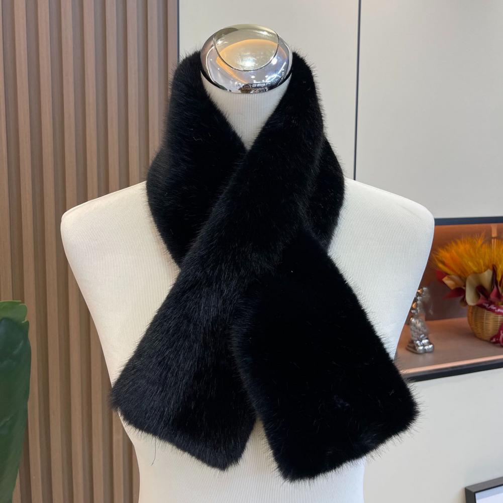 여성용 패셔너블한 겨울 액세서리, 더블 벨벳 넥 워머, - Men Accessories For Neck 리뷰 및 가격