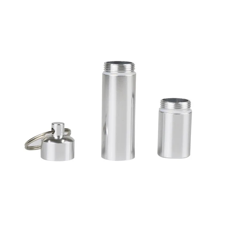 1/2pcs 실버 알루미늄 합금 담배 상자 방수 담배  - Men Accessories Gift Box 리뷰 및 가격