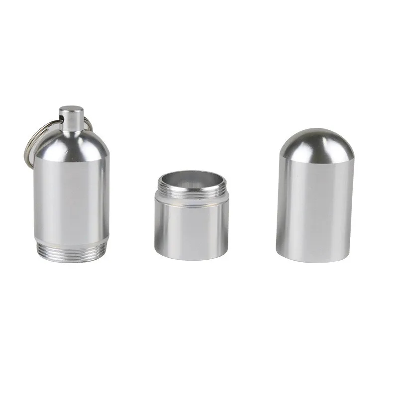 1/2pcs 실버 알루미늄 합금 담배 상자 방수 담배  - Men Accessories Gift Box 리뷰 및 가격
